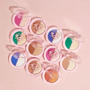 KimChi Chic Beauty GLAZED 2 GO PRESSED PIGMENT DUO -SET of 4 Colors-3/4/5/6